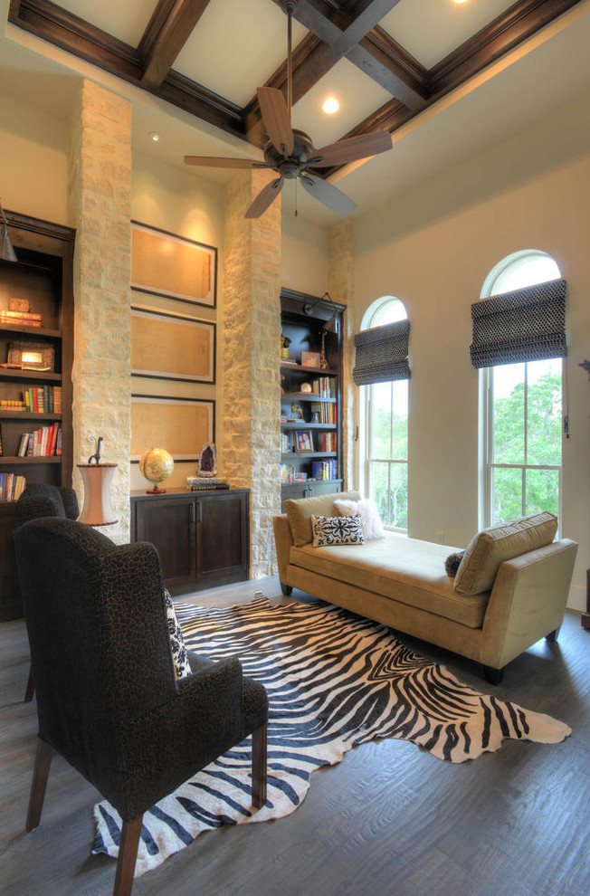 Inspiration for a transitional living room in Austin.