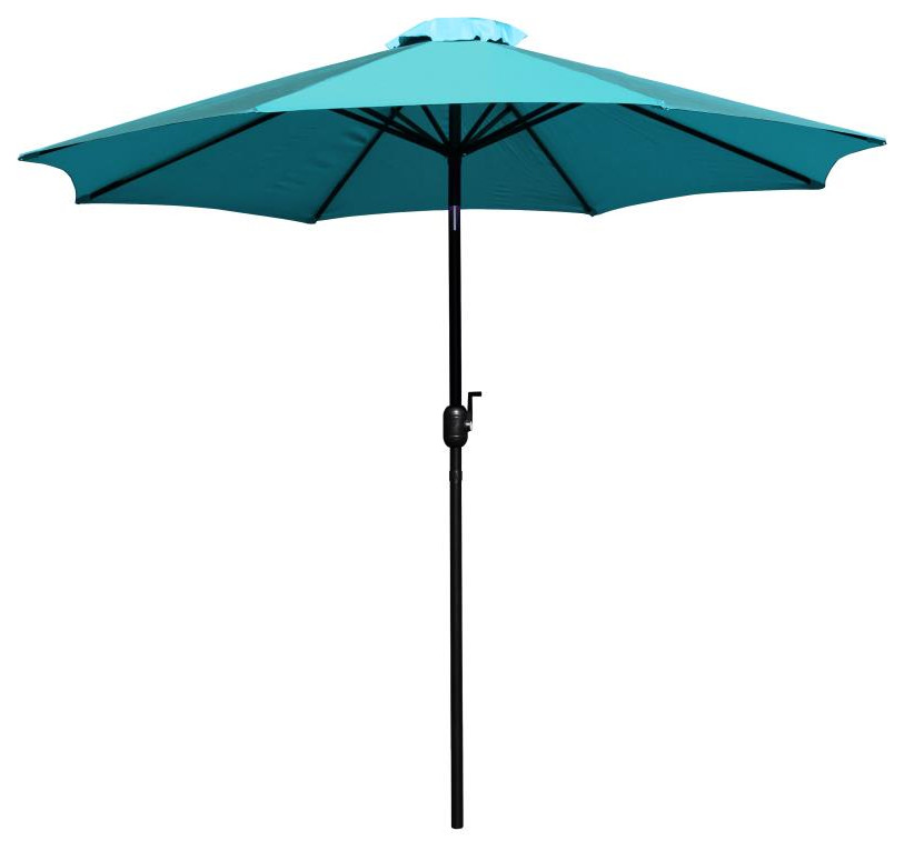 Flash Furniture Kona Teal 9 FT Round Patio Umbrella GM-402003-TL-GG