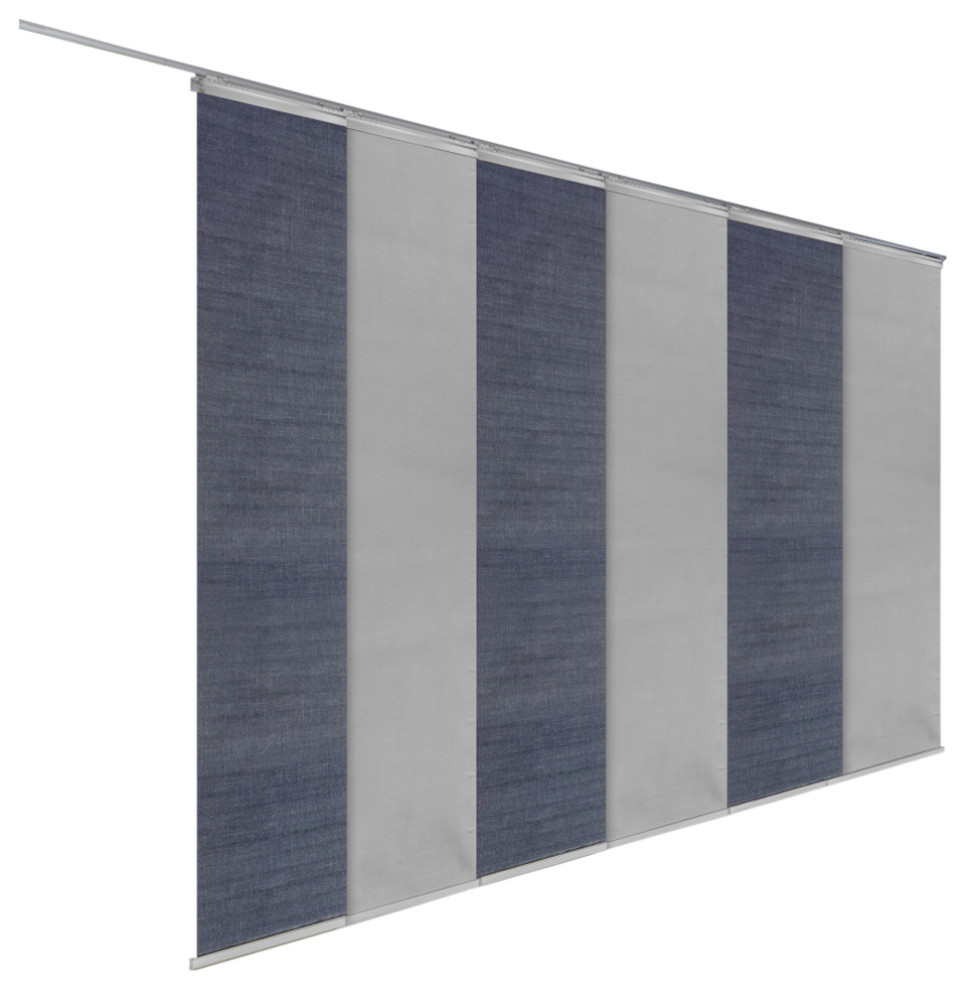 Polygon asc Azure Dimout Blue Made To Measure Complete Vertical Blind 