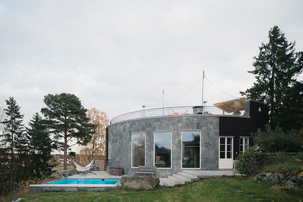 Inredning av ett skandinaviskt hus