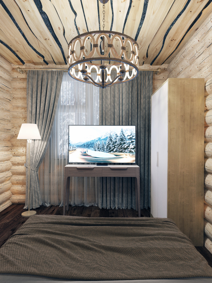 Дизайн-проект срубового дома на берегу реки Вуокса, Ленинградская область.