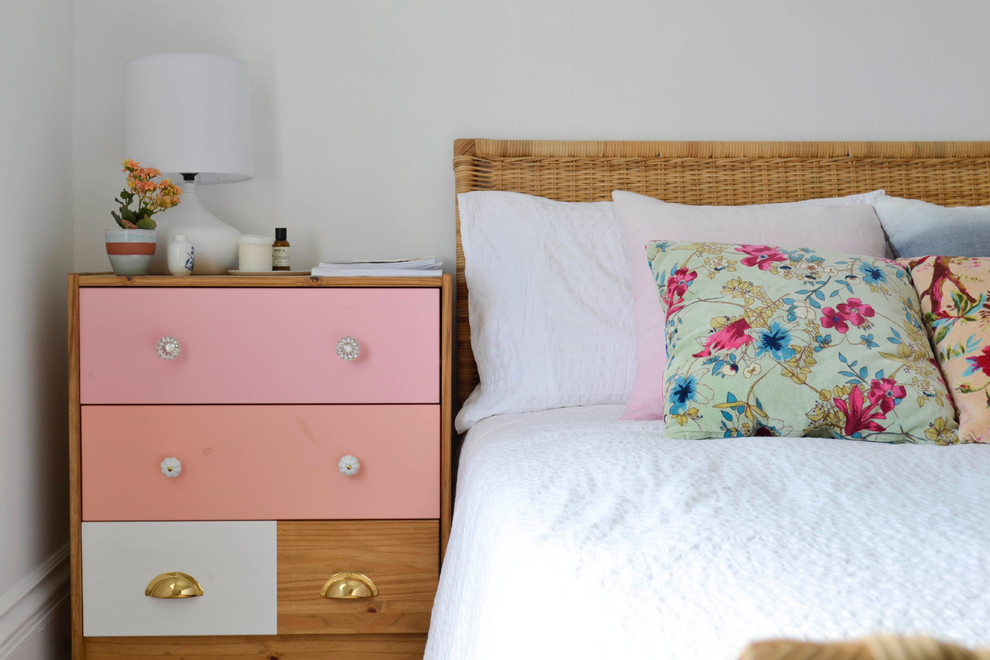 Example of an eclectic bedroom design in San Francisco
