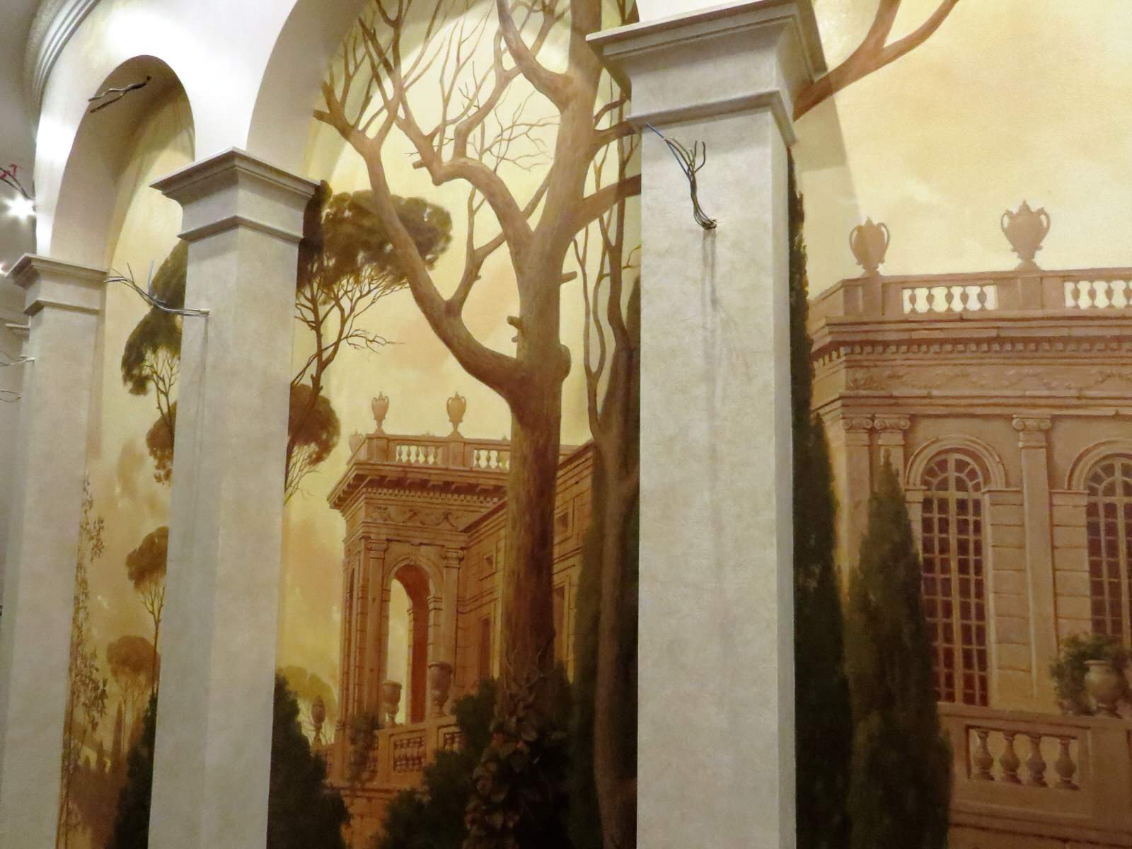 имитация камня в интерьере