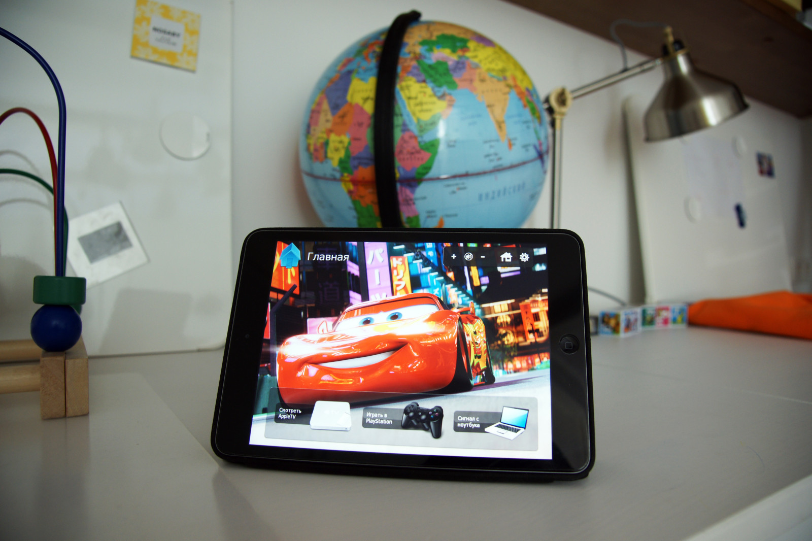 iPad для включения сценариев