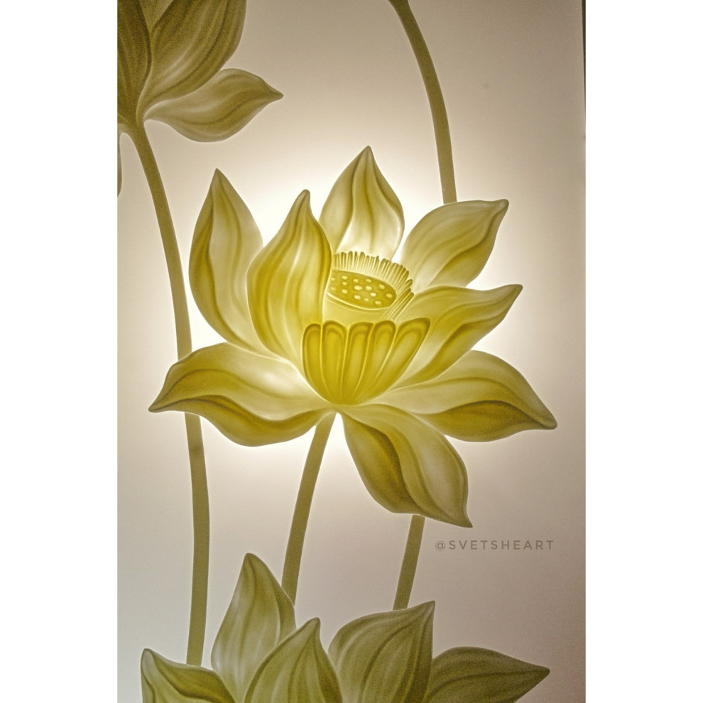 Световое панно барельеф подвесное