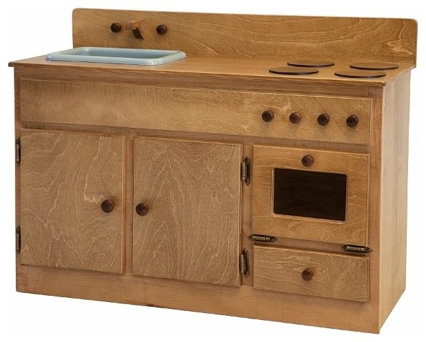 kids wooden oven