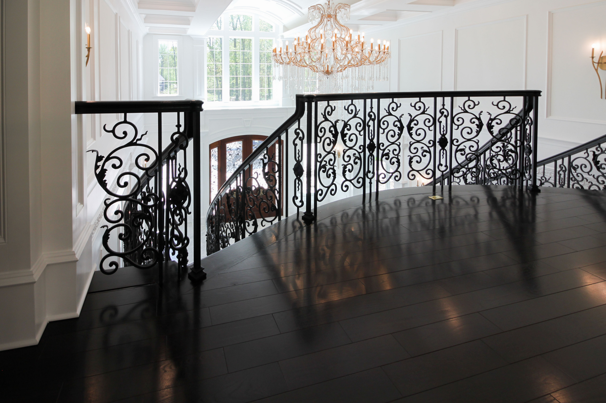 92_Grand Double Staircase in Exquisite Custom Home, Great Falls VA 22066