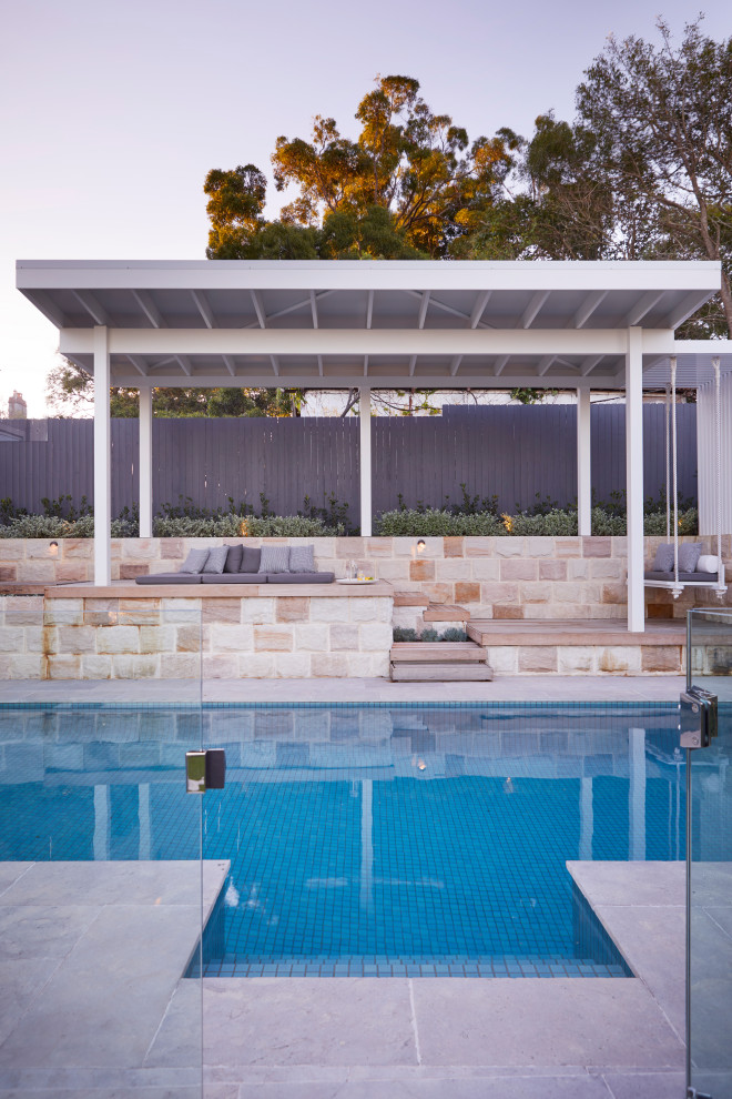 Contemporary pool in Sydney.