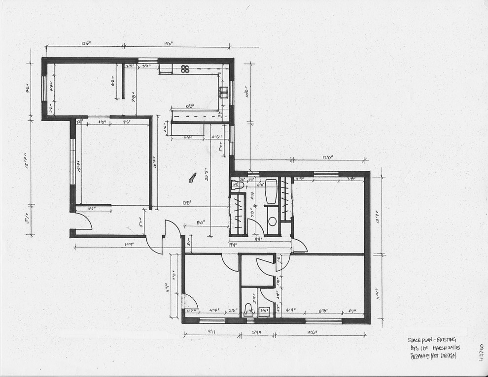 residential space plans- before