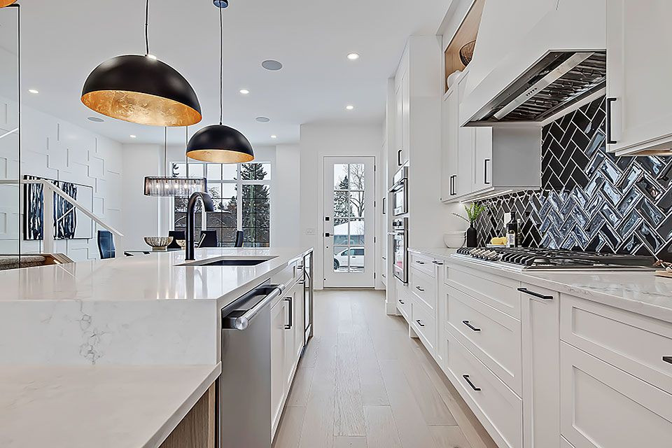 Home design - transitional home design idea in Calgary