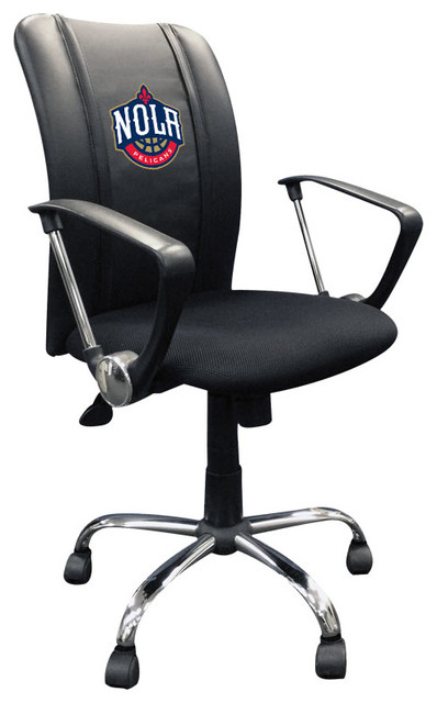 Phoenix Suns Nba Curve Task Chair With Secondary Logo Panel Contemporary Office Chairs By Dreamseats Llc