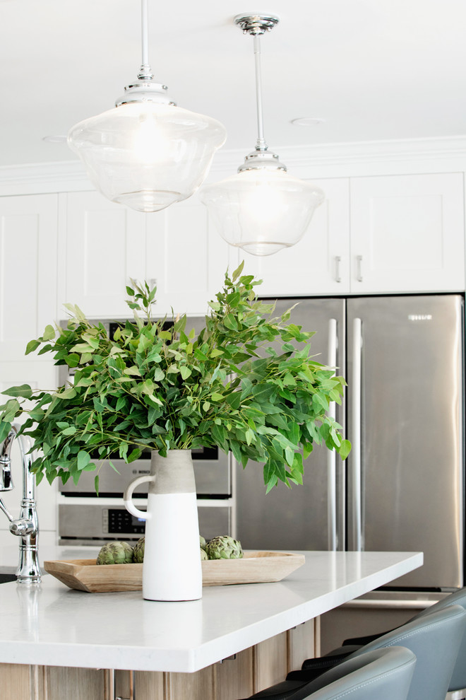 Transitional kitchen photo in Toronto