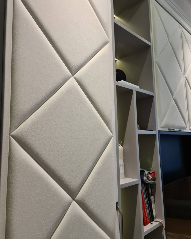 Мягкие стеновые панели для ТВ зоны