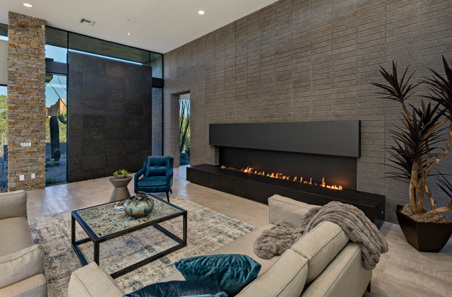 Grey Fox contemporary-living-room
