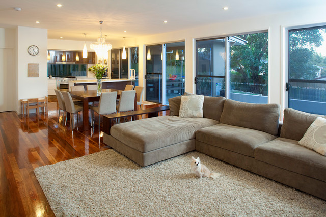 Grange - Queenslander Remodel klassisk-vardagsrum