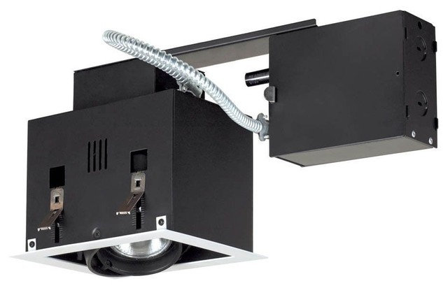 Jesco Lighting MGRP20-1WB 1 - Light Double Gimbal Recessed Line Voltage ...