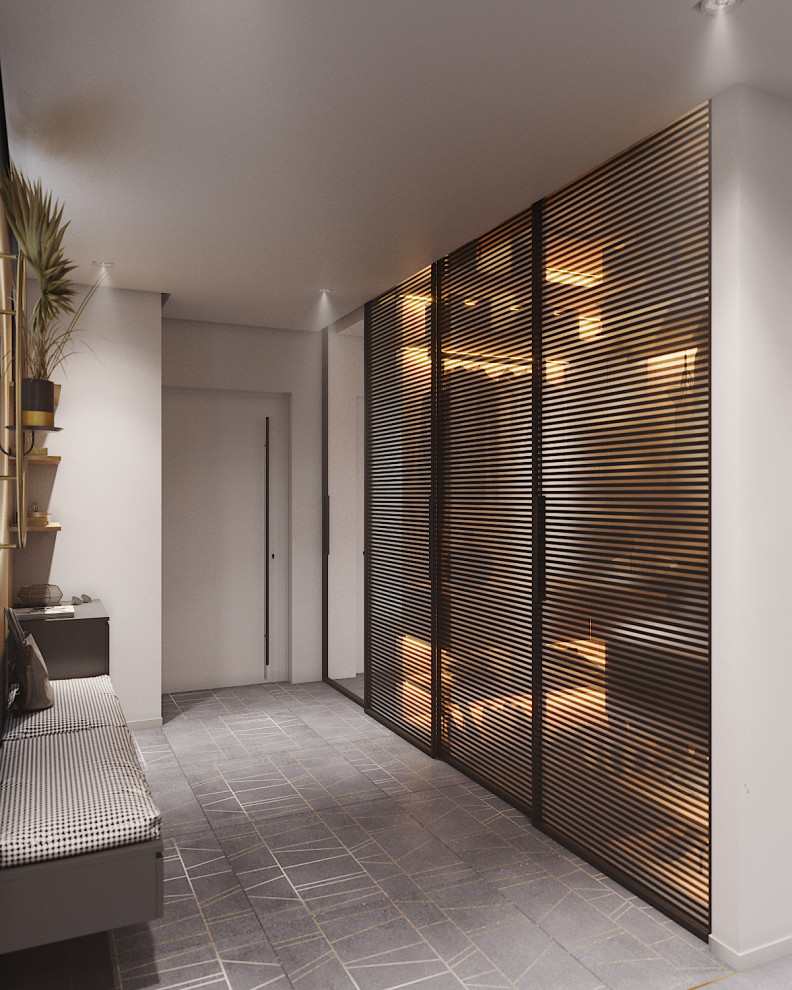 Дизайн-проект квартиры 120 кв.м.  Кухня/гостиная/столовая