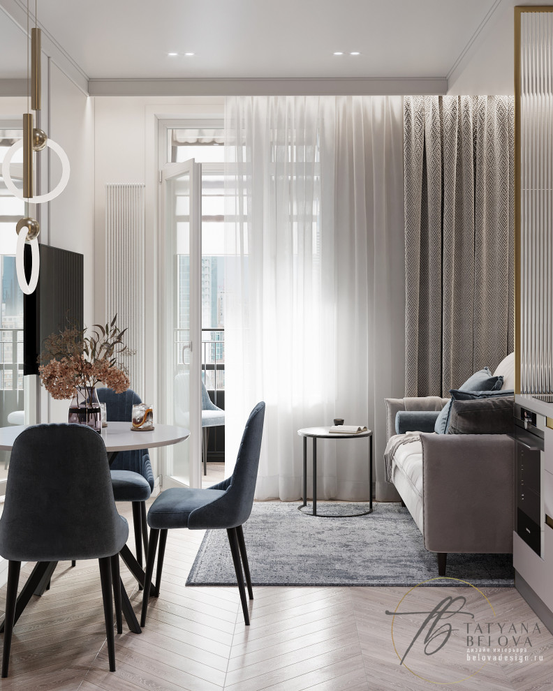 Метрополис, однокомнатная квартира 44,4 кв.м