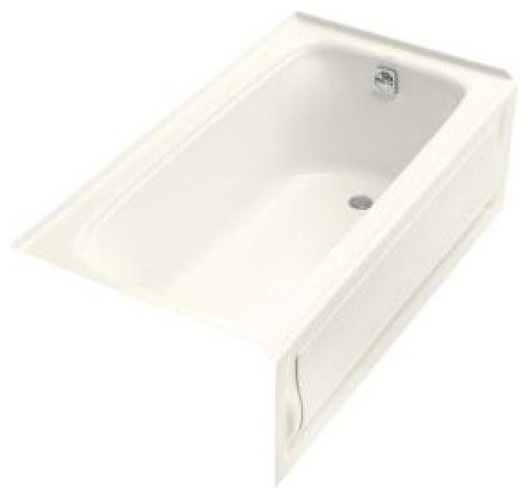 KOHLER Bancroft 5' BubbleMassage Bath with Integral Apron and Left-Hand Drain