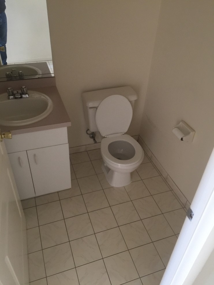 Existing Powder Room renovation