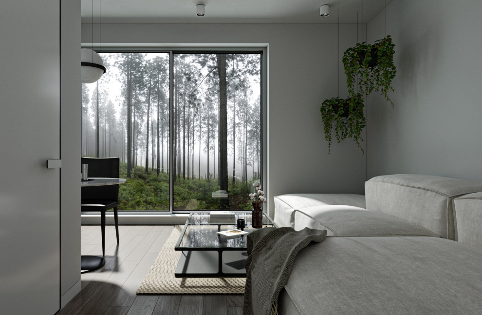 Небольшой дом в бору, 50 м²