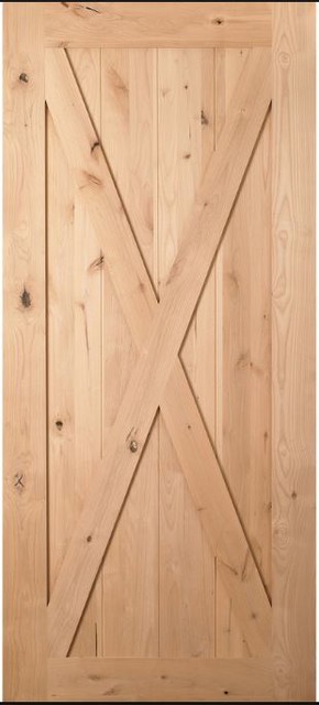 Knotty Alder 184 Barn Door V Groove Plank 2 6 X 7 0