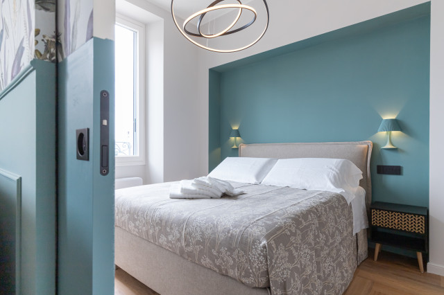 Ristrutturazione di un B&B in centro a Milano contemporary-bedroom