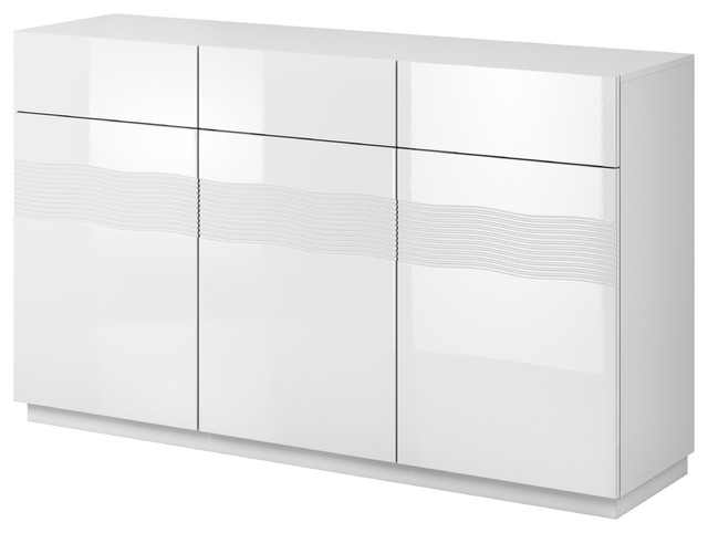 Alabaster Sideboard White Gloss Contemporary Buffets And Alabaster Sideboard White Gloss Contemporary Buffets And Sideboards By Maximahouse