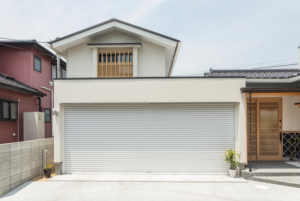 Inspiration for an asian garage in Other.