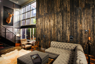 Flow Modern Interior Design - Industrial - Living Room - Los Angeles