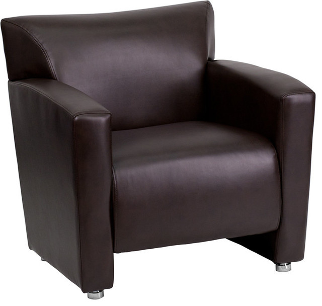 Majesty Brown Leather Chair