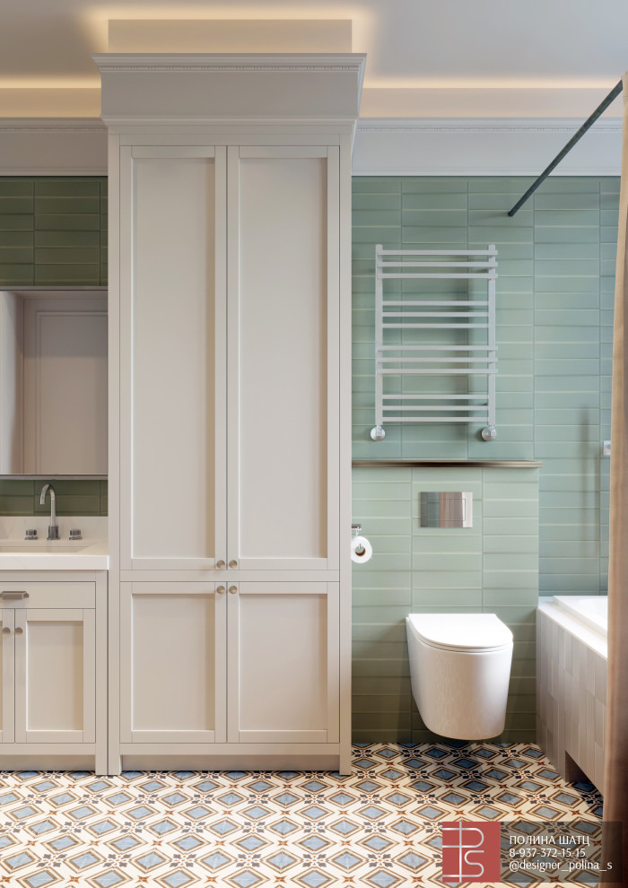 Квартира с 3м потолками для семьи из 4 человек