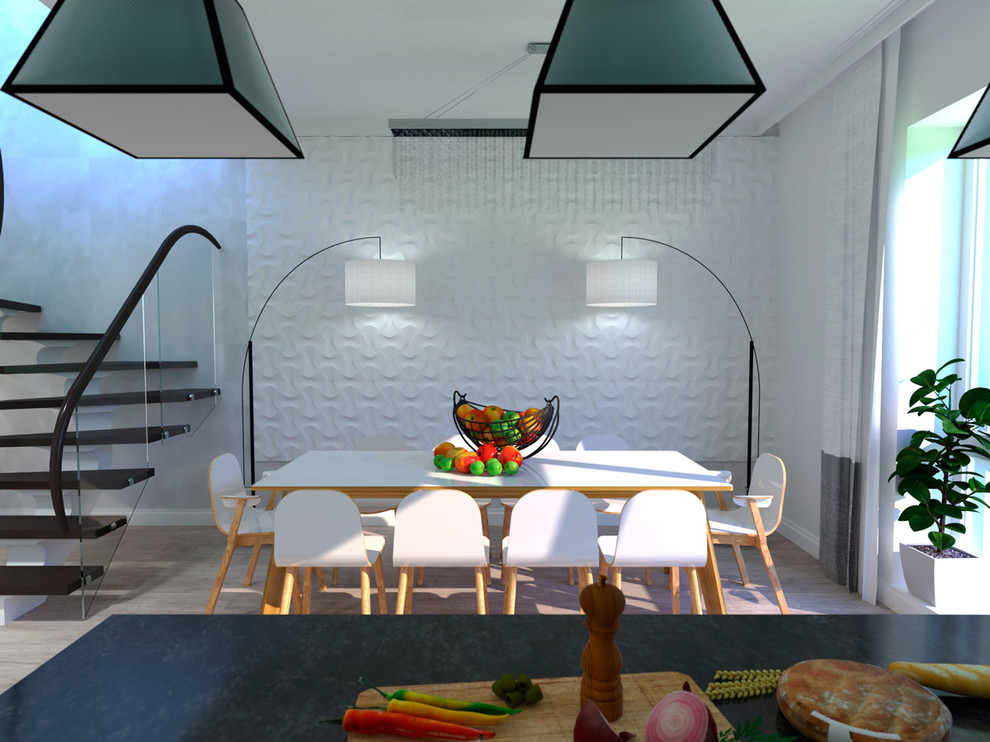 Узкий дом с винтовой лестницей