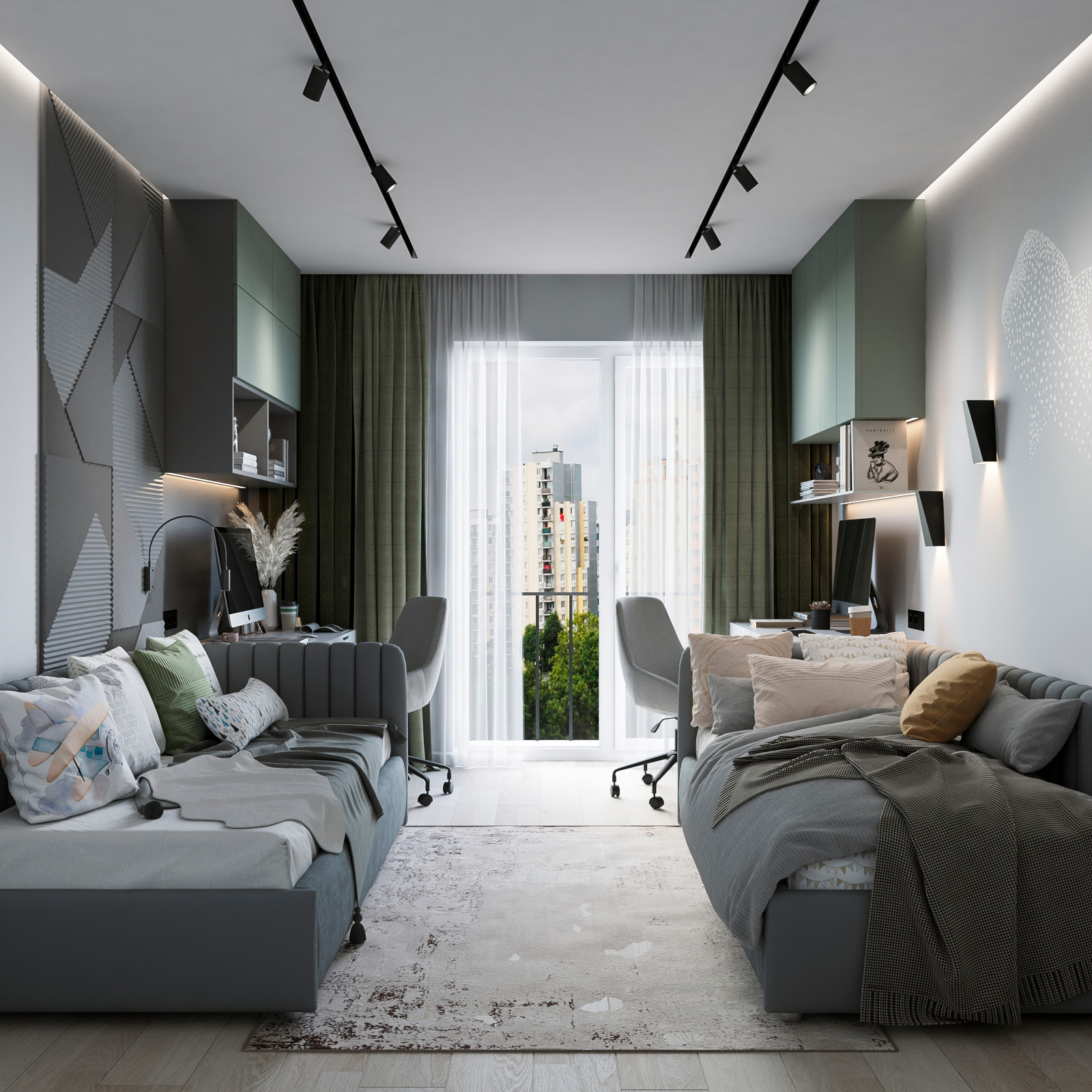 Дизайн квартиры в ЖК "Октябрьский" г.Тюмень