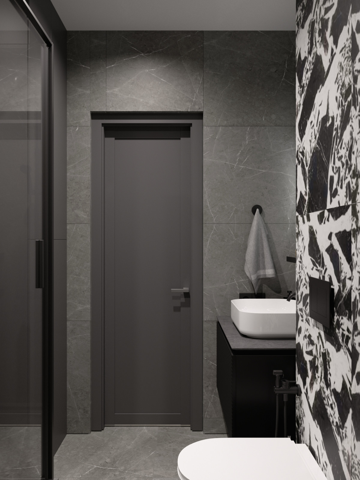 Квартира в Санкт-Петербурге в темных тонах