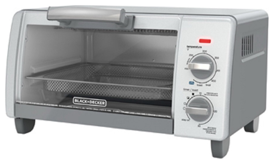 Black and Decker TO1785SG 4 Slice Toaster Oven, Gray
