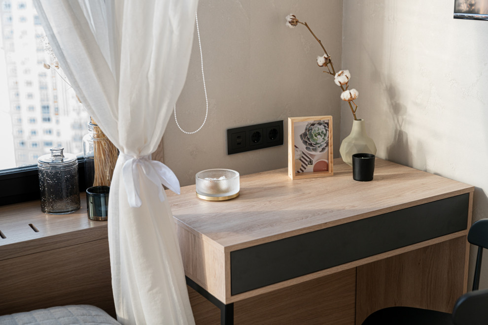 Спальня с видом на Бали