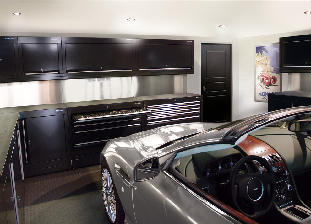 Contemporary garage in Other.