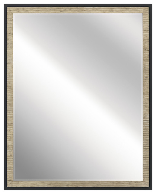Kichler 41122 Millwright 30" x 24" Rectangular Flat Mirror - Distressed Antique
