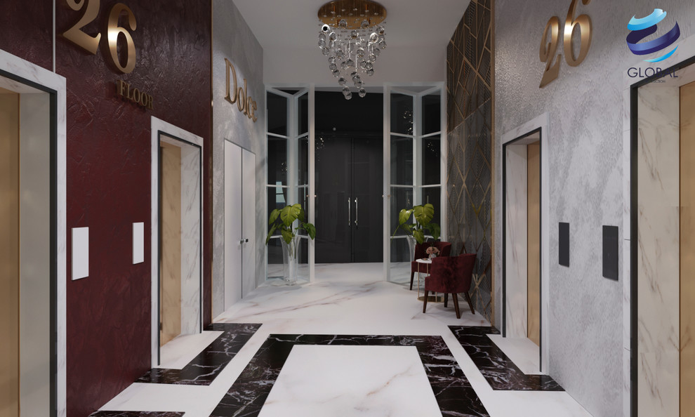 Визуализация входной зоны ресторана