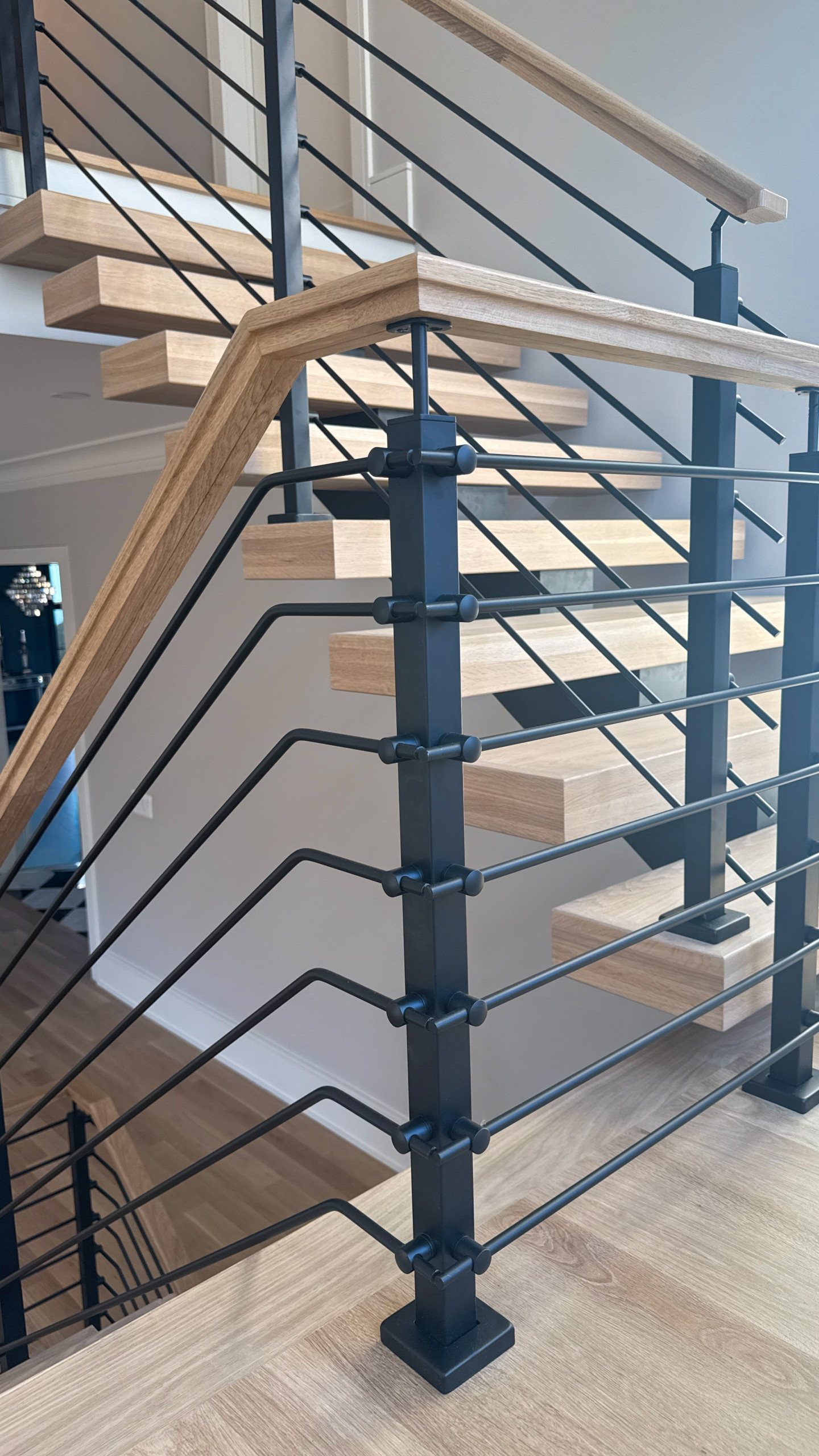 Project #147 | Modern Staircase with Seattle Style Stringer