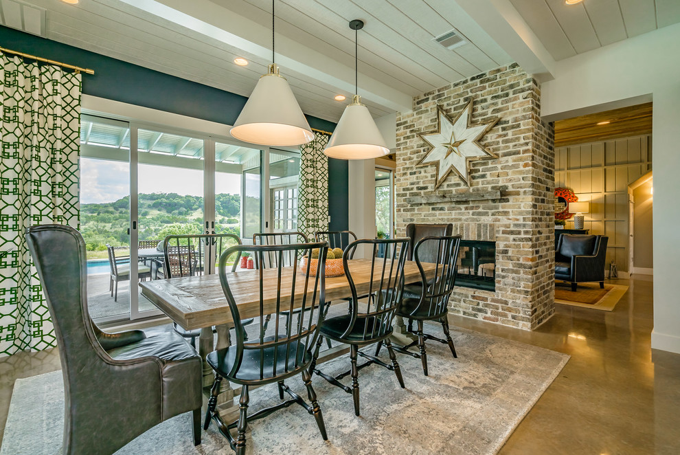 Dining room in Austin.