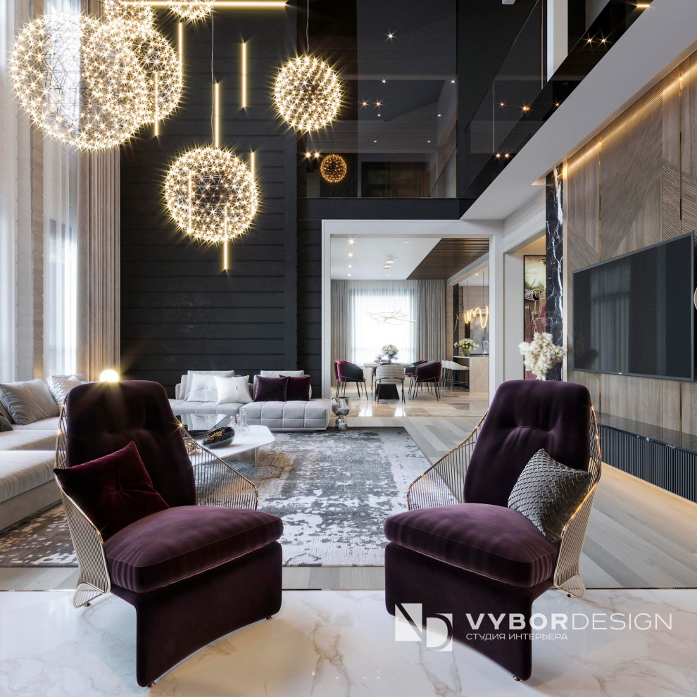 Дизайн интерьера дома из бруса