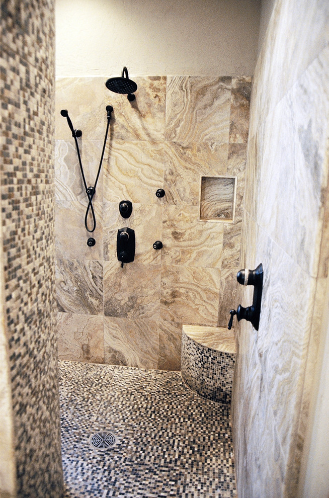 Example of a mountain style bathroom design in Austin