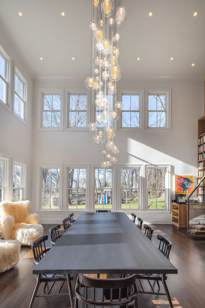 This is an example of a modern sunroom in New York.