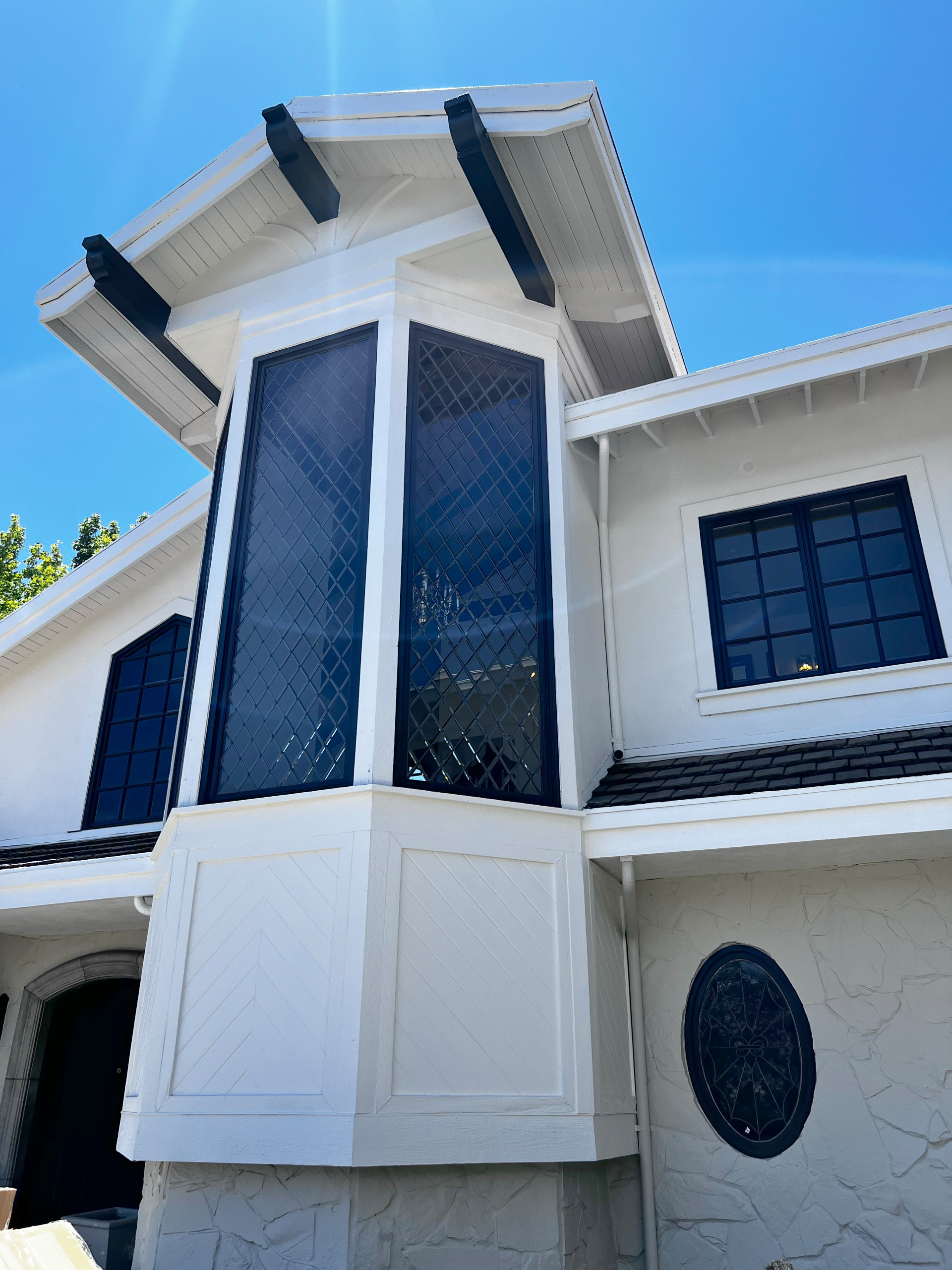 Beverly Hills Crest | Modern Exterior Luxury Tudor Home