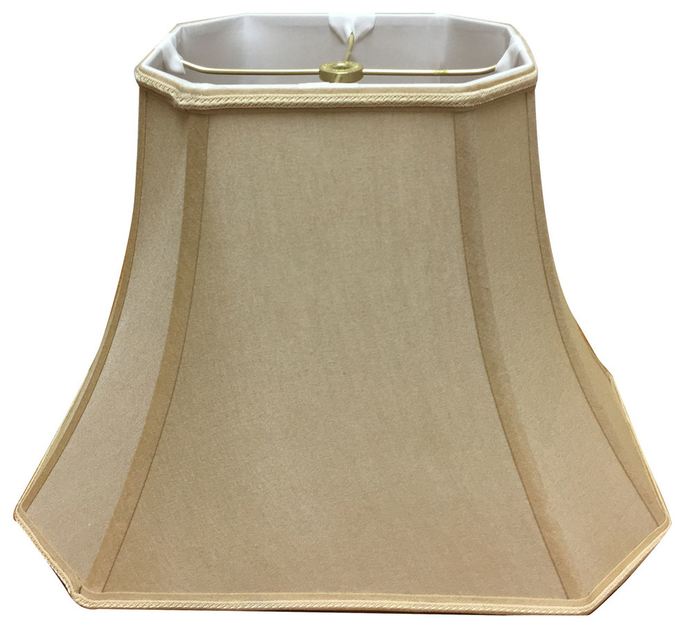 Rectangle Bell With Cut Corners Designer Lampshade Traditional Lamp