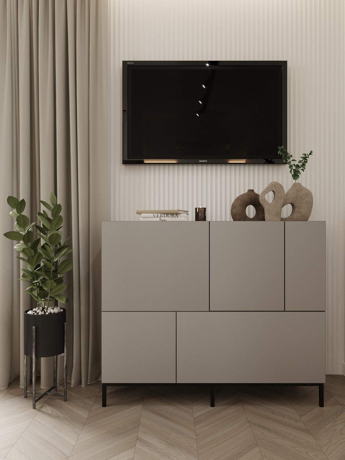 Мастер-спальня в загородном доме