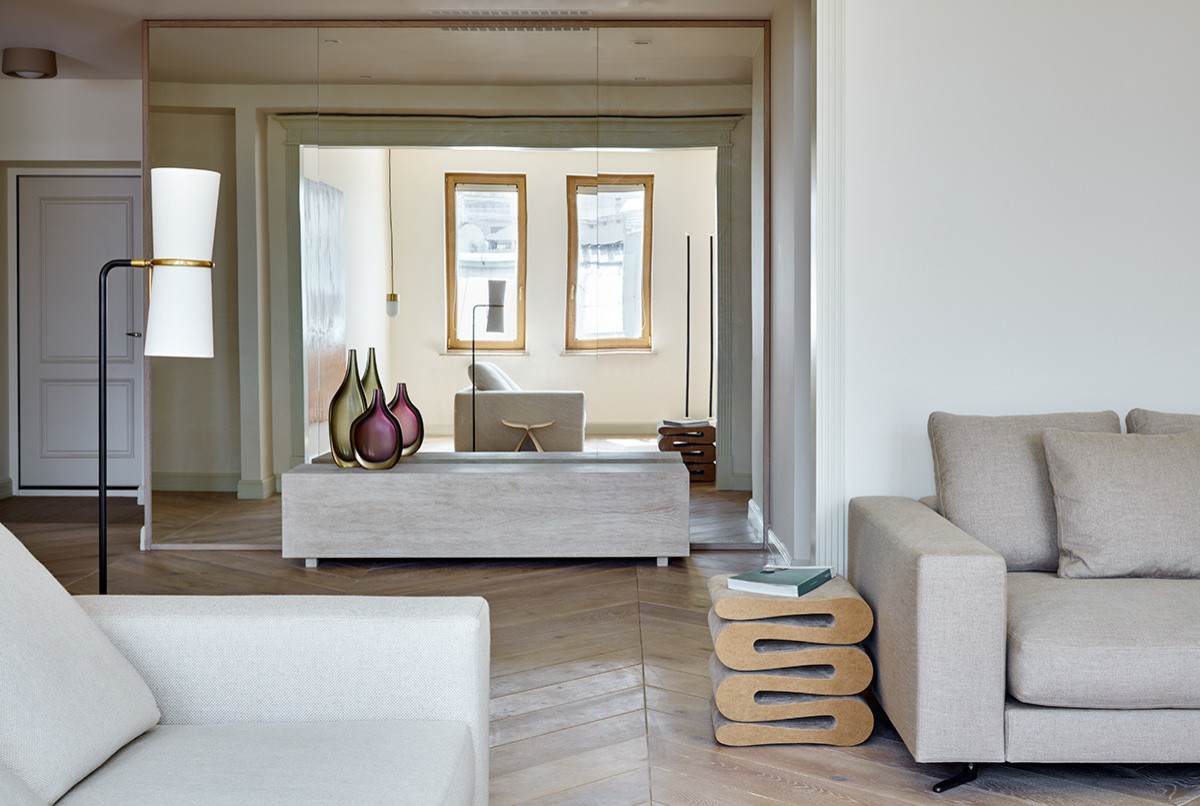 Квартира на Патриарших прудах, 126 м²