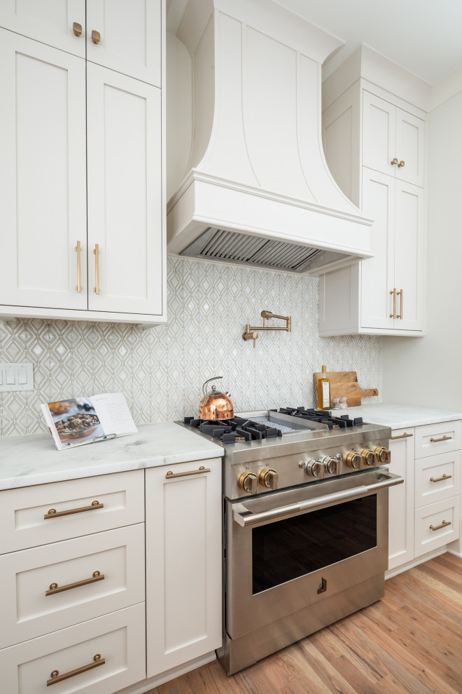 Kitchen Range Wall - Farmhouse - Kitchen - Charlotte - by Pike ...